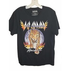 Def Leppard Animal Graphic Band T-Shirt Medium Vintage 70's 80's